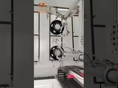 鉄基板自動粉末塗装ライン 均一塗装