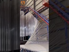 高層塗装能力 鉄工房用ユニフォームの自動粉末塗装ライン