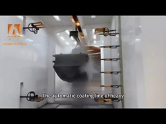 自動タッチスクリーン水平粉末塗装ライン 16 PCS標準