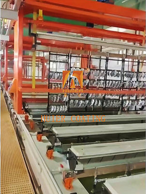 PLC制御電圧塗装生産ライン 断続モードと安全機能